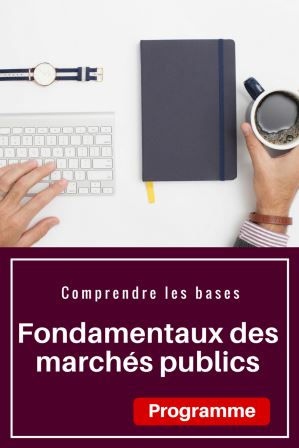 Formation : fondamentaux des marchés publics
