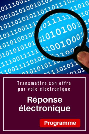 Formation réponse électronique appels d'offres